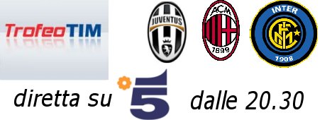 Approfondimento: Trofeo Tim 2008: Inter - Juventus - Milan, il trofeo dell'estate su Canale 5 - Sport